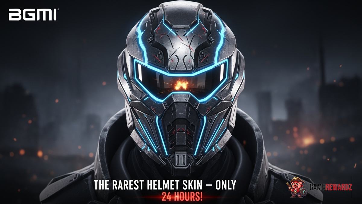 BGMI: The Rarest Helmet Skin – Only 24 Hours!